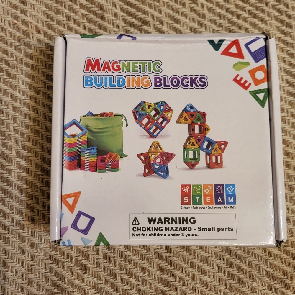 New Magnetic Building Blocks For Kids 30 Pieces -Stem  Toddler Learning Toy